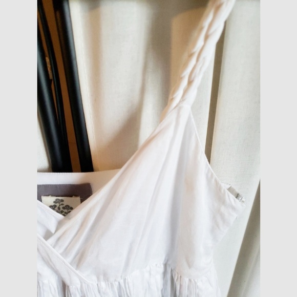 Anthropologie white bohemian dress, size 8, nwt - Picture 4 of 5